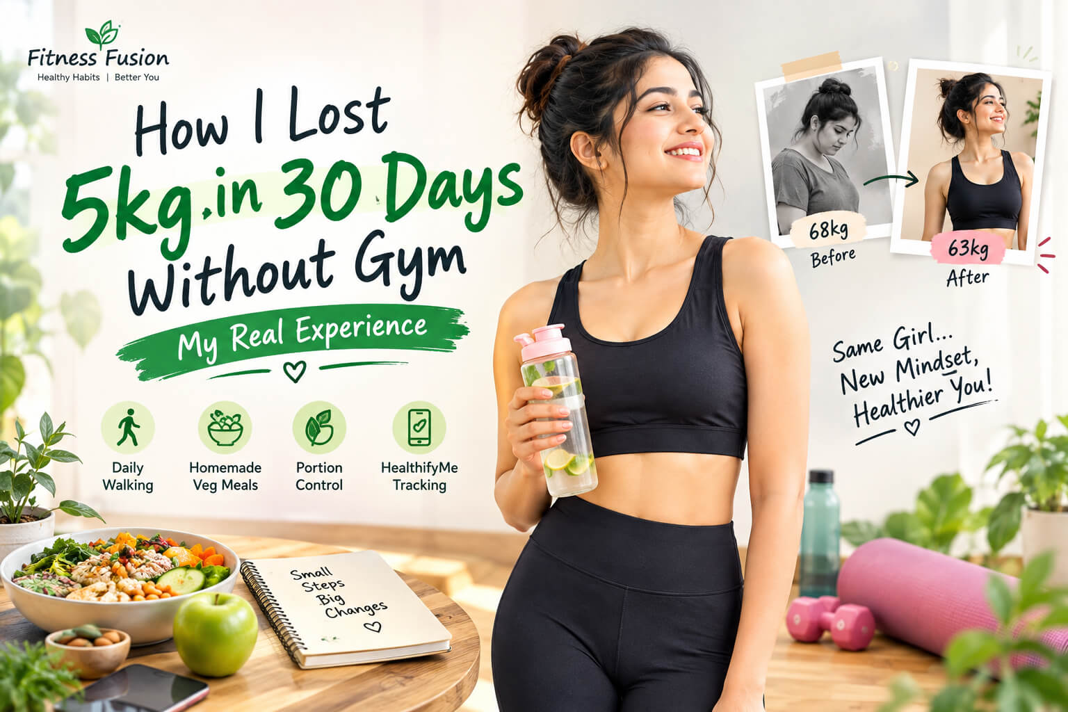 Read more about the article How I Lost 5 kg in 30 Days Without Gym—My Real Experience